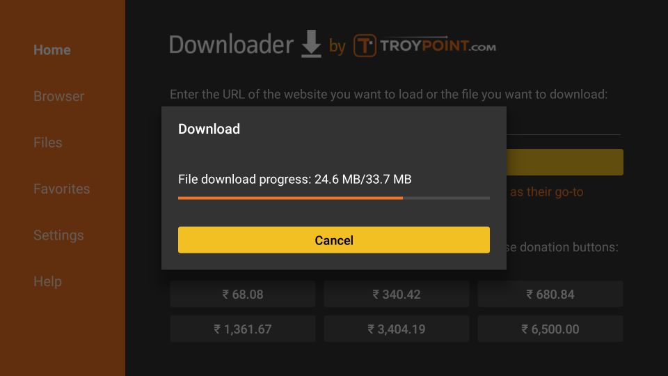 mx player apk download firestick